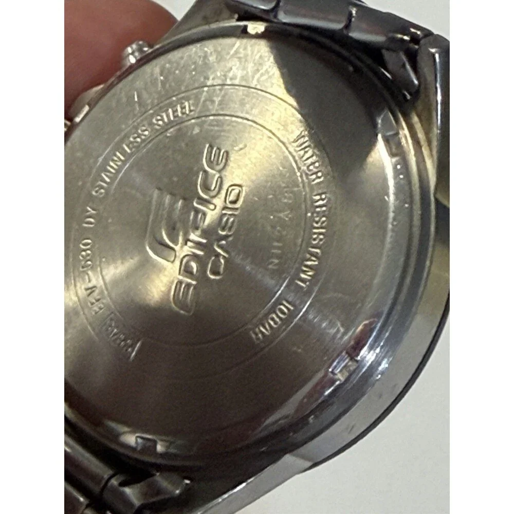 Casio Edifice EFR-530 Men’s Watch Blue Dial Chronograph 100M 48.6mm